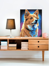 Raqamlar bo&#039;yicha rasm &quot;Aqlli it&quot;