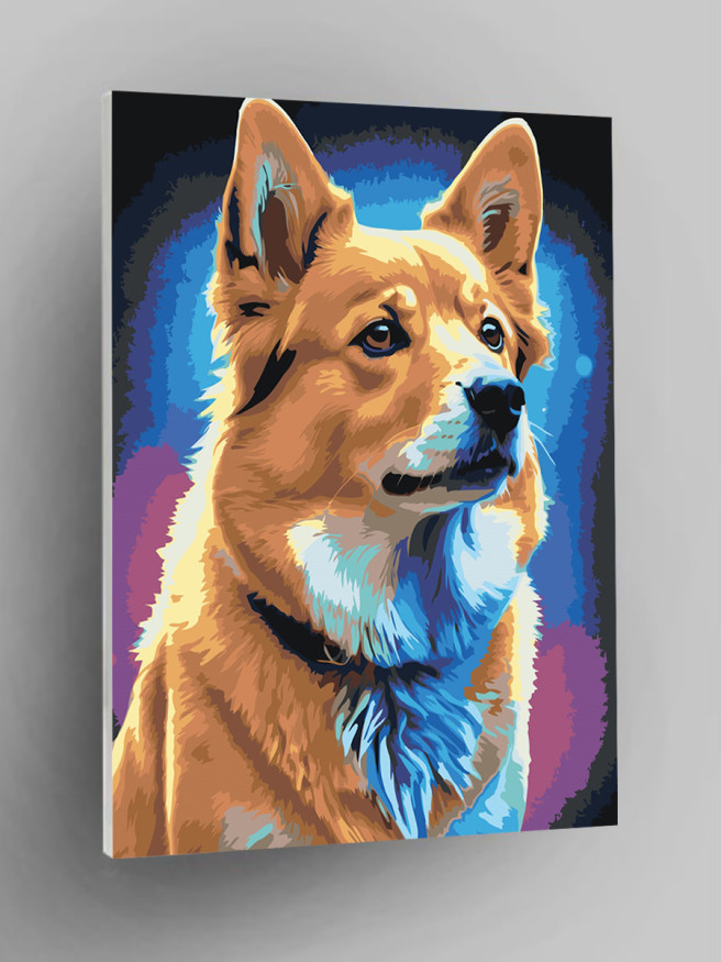 Raqamlar bo&amp;#039;yicha rasm &amp;quot;Aqlli it&amp;quot;