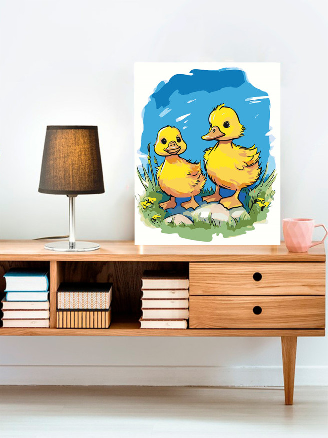 Raqamlar bo&amp;#039;yicha rasm &amp;quot;Ikki o&amp;#039;rdak&amp;quot;