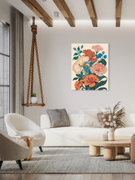 Картина по номерам &amp;quot;Красивые цветы&amp;quot;