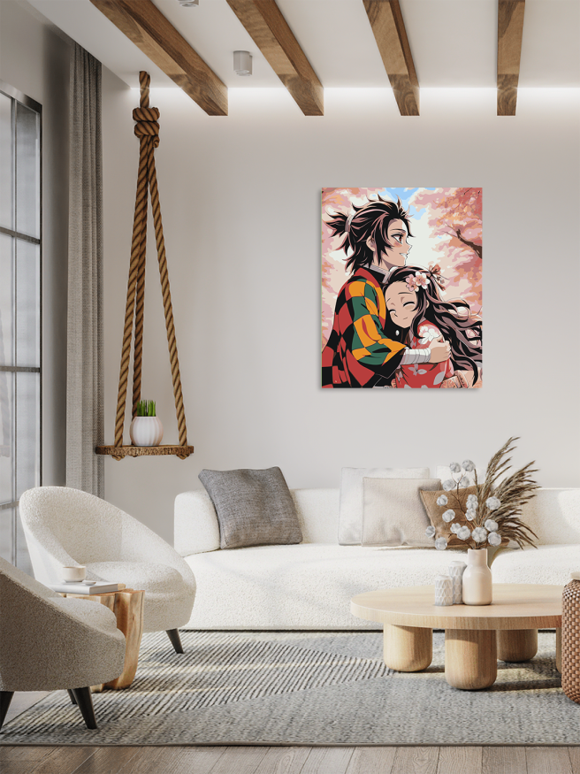 Картина по номерам &amp;quot;Клинок, рассекающий демонов&amp;quot;