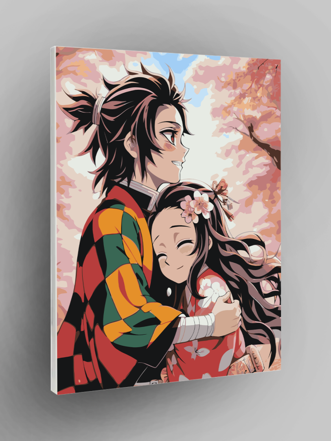 Картина по номерам &amp;quot;Клинок, рассекающий демонов&amp;quot;