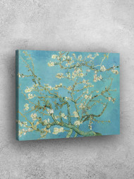 Постер на холсте "Ван Гог – Цветущая ветка миндаля"