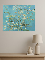 Постер на холсте "Ван Гог – Цветущая ветка миндаля"