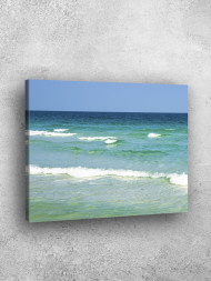 Постер на холсте &amp;quot;Изумрудные морские волны&amp;quot;