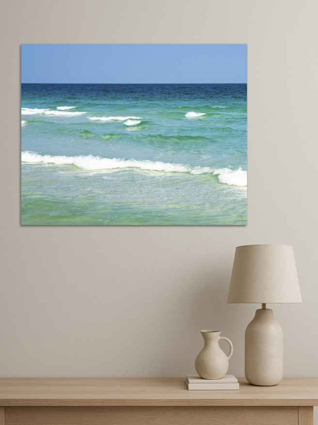Постер на холсте &amp;quot;Изумрудные морские волны&amp;quot;
