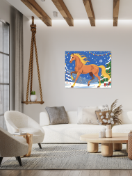 Raqamlar bo‘yicha rasm "Yangi yil oti"