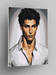 Raqamlar bo&#039;yicha rasm &quot;Maftunkor yigit&quot;