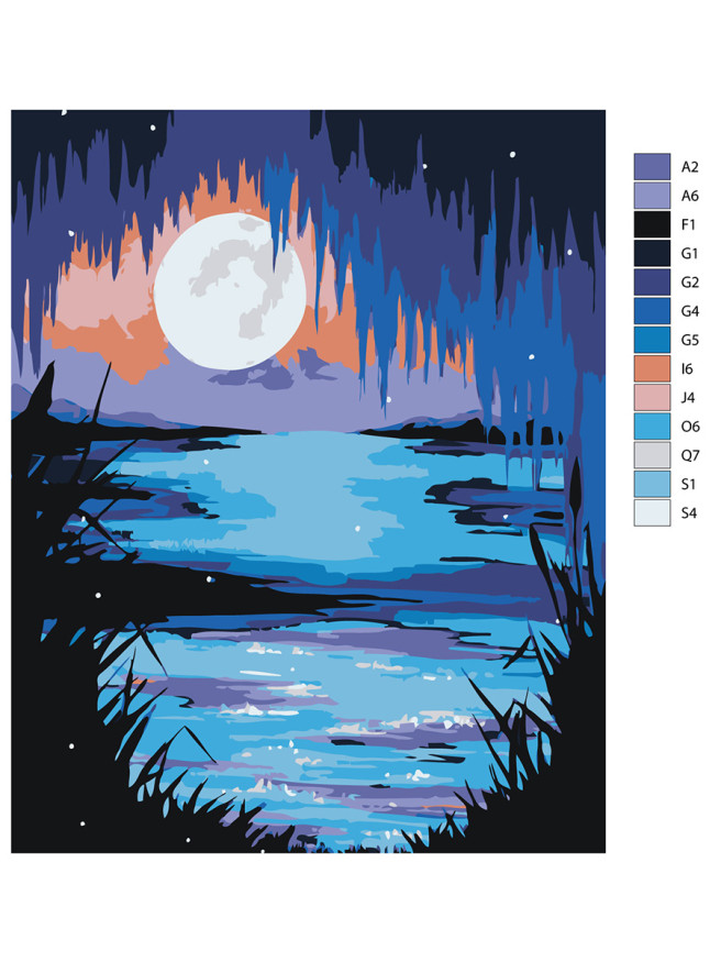 Raqamlar bo&amp;#039;yicha rasm &amp;quot;To&amp;#039;linoy&amp;quot;