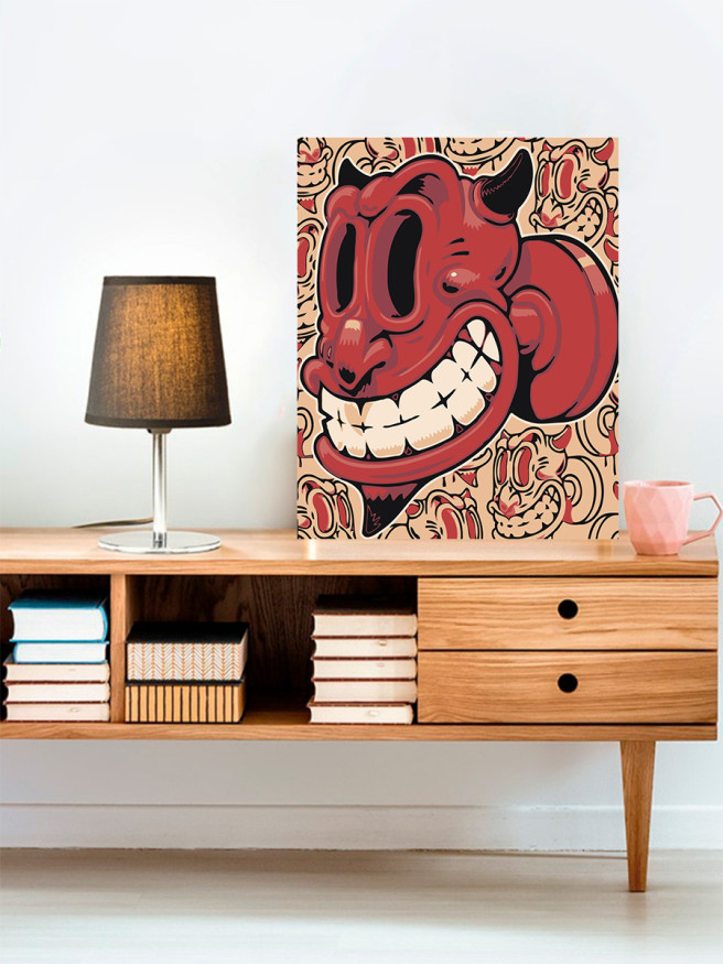 Картина по номерам &amp;quot;Прикольный демон&amp;quot;