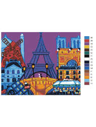 Картина по номерам &amp;quot;Город&amp;quot;