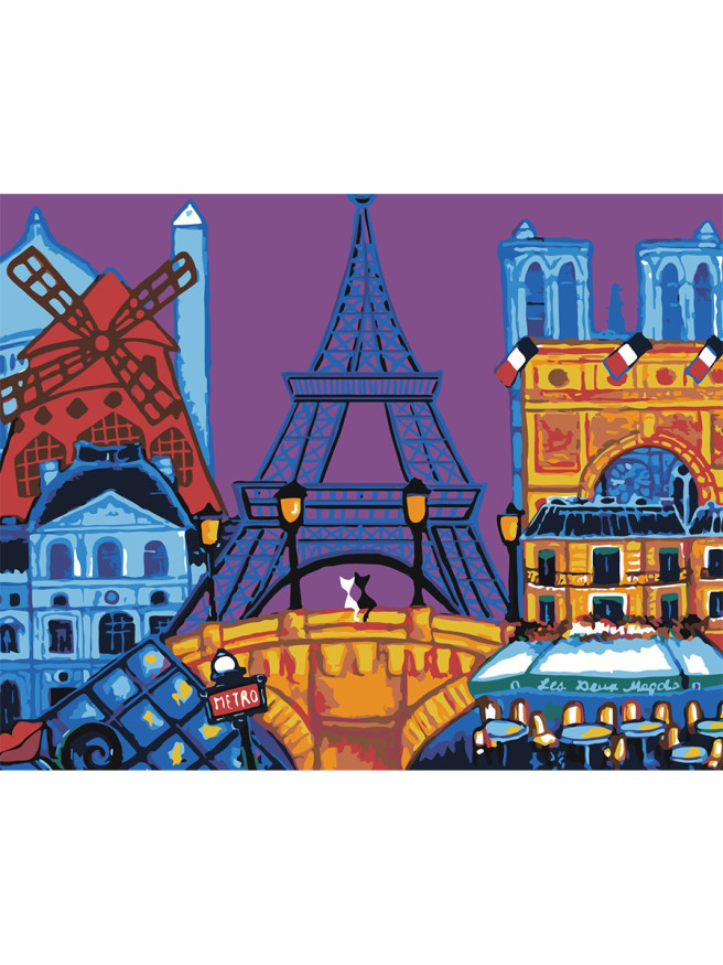 Картина по номерам &amp;quot;Город&amp;quot;