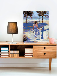 Картина по номерам &amp;quot;Женщина на пляже&amp;quot;