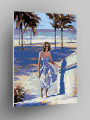 Картина по номерам &amp;quot;Женщина на пляже&amp;quot;