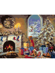 Raqamlar bo&#039;yicha rasm &quot;Rojdestvo kechasi&quot;