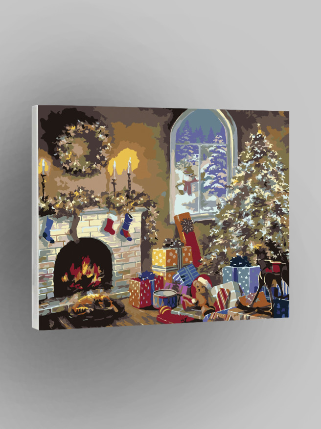 Raqamlar bo&amp;#039;yicha rasm &amp;quot;Rojdestvo kechasi&amp;quot;