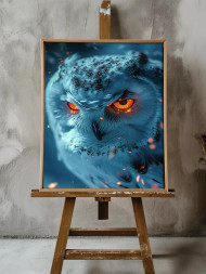 Holstga bosilgan poster &quot;Yorqin ko‘zli boyo‘g‘li&quot;