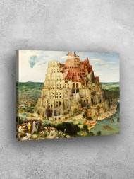 Постер на холсте "Брейгель – Вавилонская башня"
