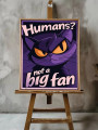 Постер на холсте &amp;quot;Не фанат людей&amp;quot;