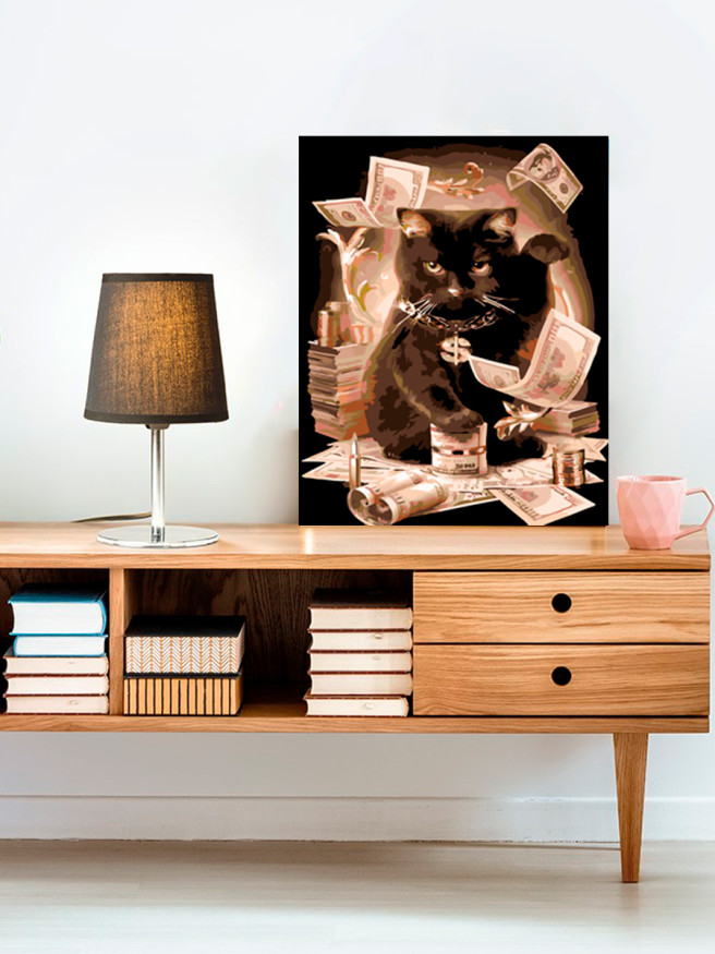 Raqamlar bo&amp;#039;yicha rasm &amp;quot;Millioner mushuk&amp;quot;