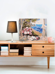 Raqamlar bo'yicha rasm "Deraza tashqarisida dengiz"