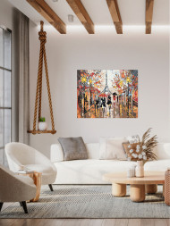 Картина по номерам &amp;quot;Улица Парижа&amp;quot;