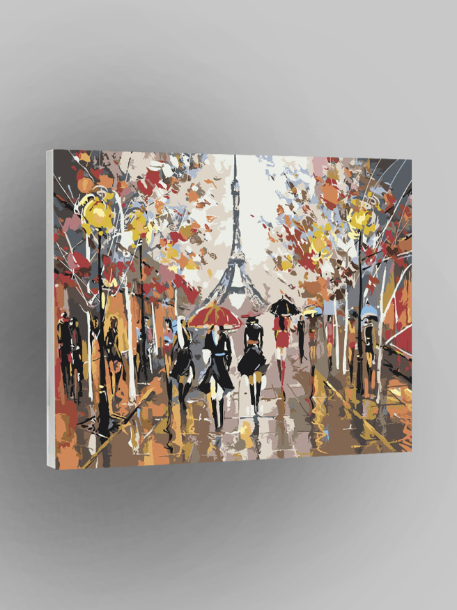 Raqamlar bo&amp;#039;yicha rasm &amp;quot; Parij ko&amp;#039;chasi&amp;quot;