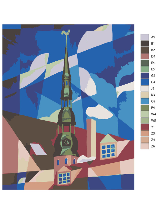 Raqamlar bo&amp;#039;yicha rasm &amp;quot;Bino&amp;quot;