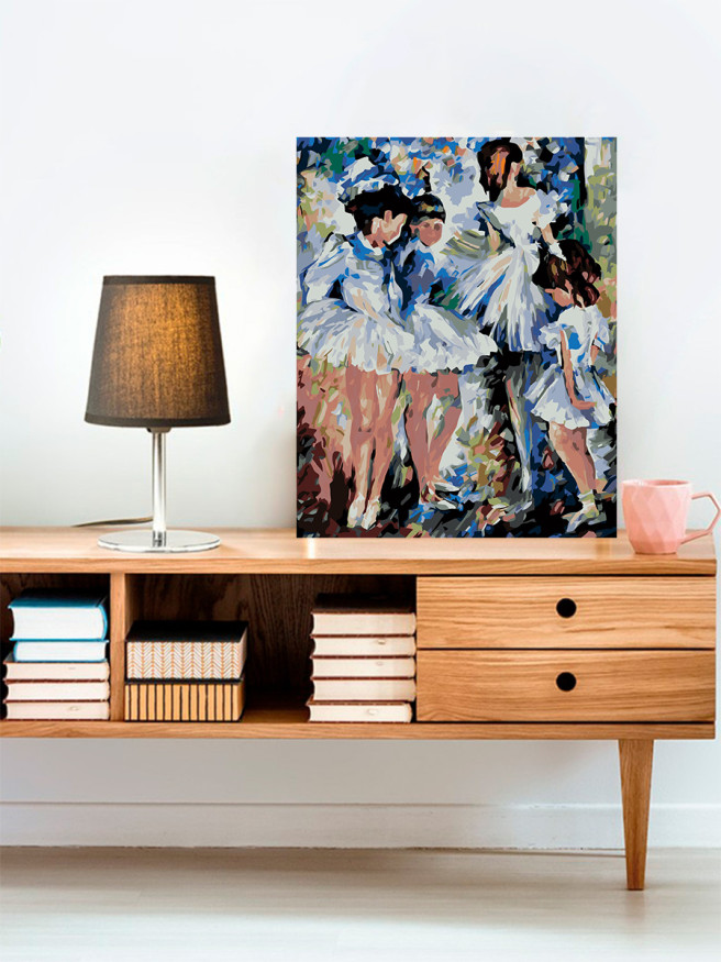 Raqamlar bo&amp;#039;yicha rasm &amp;quot;Kichik balerinalar&amp;quot;