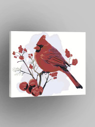 Raqamlar bo&#039;yicha rasm &quot;Filialdagi qush&quot;