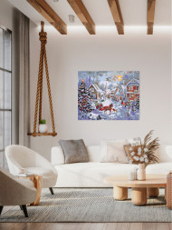 Картина по номерам &amp;quot;Деревня&amp;quot;