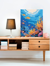 Raqamlar bo'yicha rasm "Suv osti hayoti"