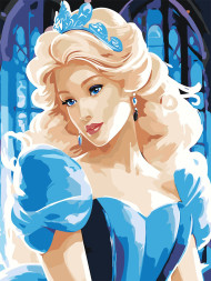 Картина по номерам &amp;quot;Красивая блондинка&amp;quot;