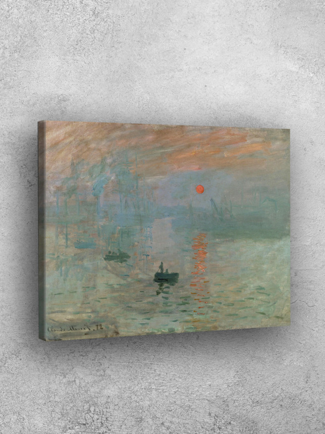 Постер на холсте &amp;quot;Моне – Впечатление. Восход солнца&amp;quot;