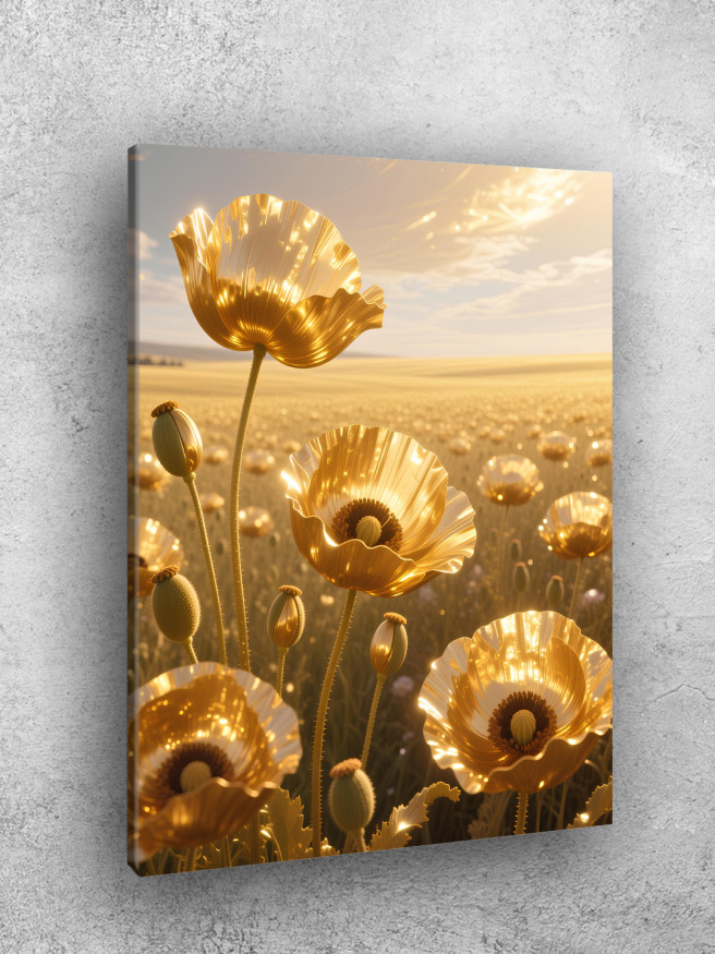 Holstga bosilgan poster &amp;quot;Oltin maklar botishda&amp;quot;