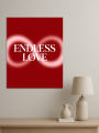 Holstga bosilgan poster &amp;quot;ENDLESS LOVE&amp;quot;