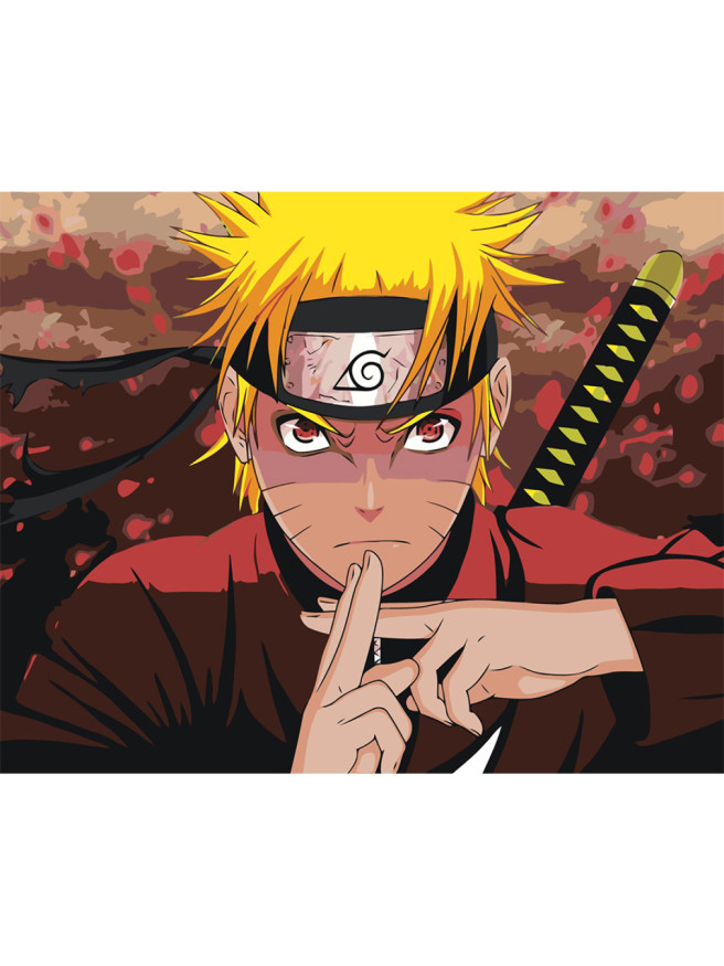 Raqamlar bo&amp;#039;yicha rasm &amp;quot;Uzumaki Naruto&amp;quot;