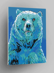 Raqamlar bo'yicha rasm "Katta ayiq"