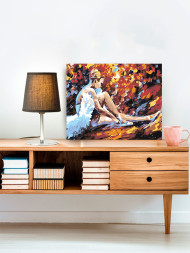 Raqamlar bo&#039;yicha rasm &quot;Yosh balerina&quot;