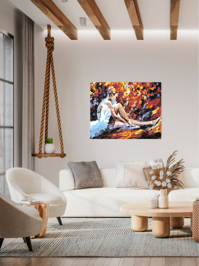 Raqamlar bo&amp;#039;yicha rasm &amp;quot;Yosh balerina&amp;quot;