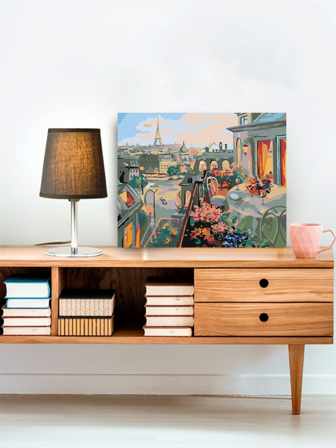 Картина по номерам &amp;quot;Городской пейзаж&amp;quot;