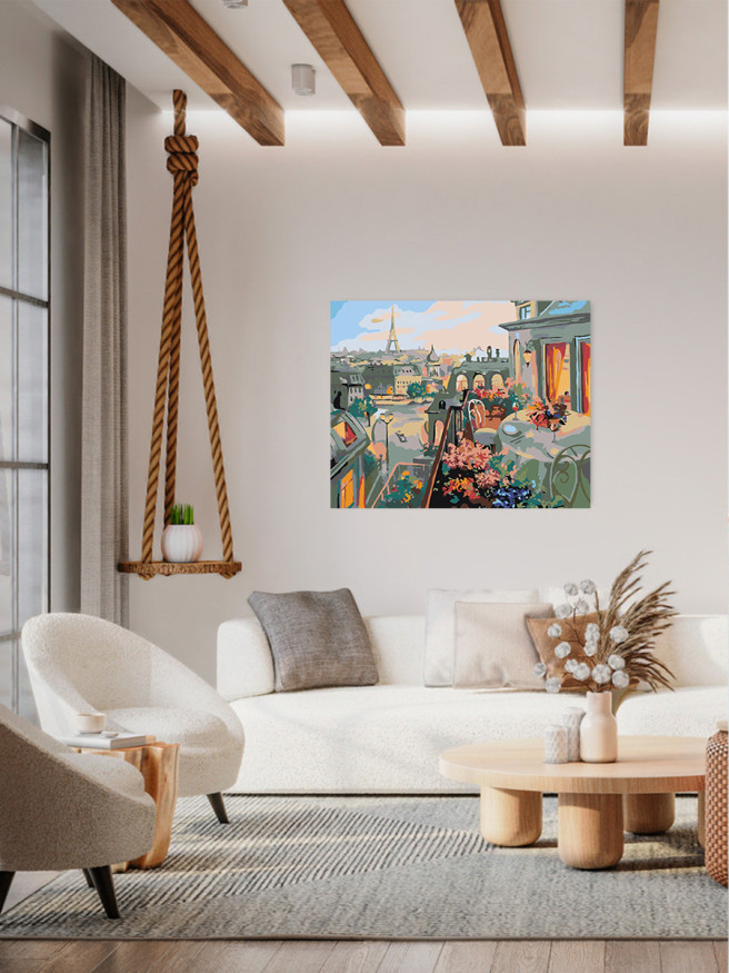 Картина по номерам &amp;quot;Городской пейзаж&amp;quot;