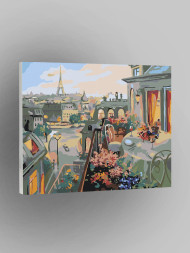 Картина по номерам &amp;quot;Городской пейзаж&amp;quot;