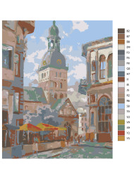 Картина по номерам &amp;quot;Город&amp;quot;