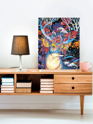 Raqamlar bo'yicha rasm "Sehrli kiyik"