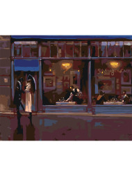 Raqamlar bo&#039;yicha rasm &quot;Soyabon ostida sevishganlar&quot;