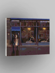 Raqamlar bo&#039;yicha rasm &quot;Soyabon ostida sevishganlar&quot;