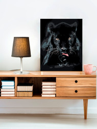 Raqamlar bo&#039;yicha rasm &quot;Qora pantera&quot;