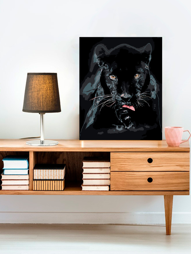 Raqamlar bo&amp;#039;yicha rasm &amp;quot;Qora pantera&amp;quot;