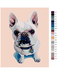 Raqamlar bo&#039;yicha rasm &quot;Kuchuk rasmi&quot;